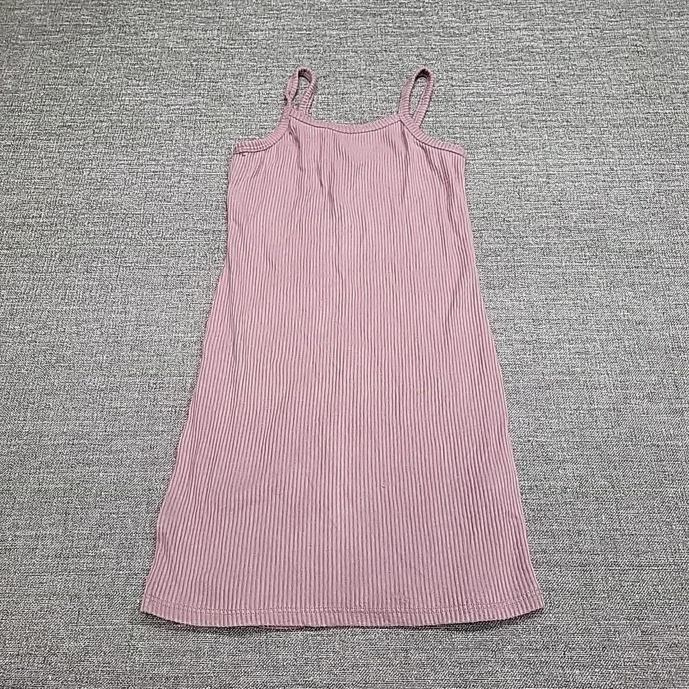 Kids Girls Long Sleeves Buttons Front Cardigan Dress Set Medium Size 8 Purple